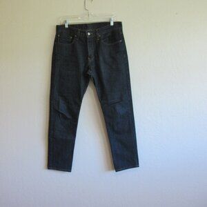 Levi's Dark Wash Blue 31 502 Straight Leg Jeans